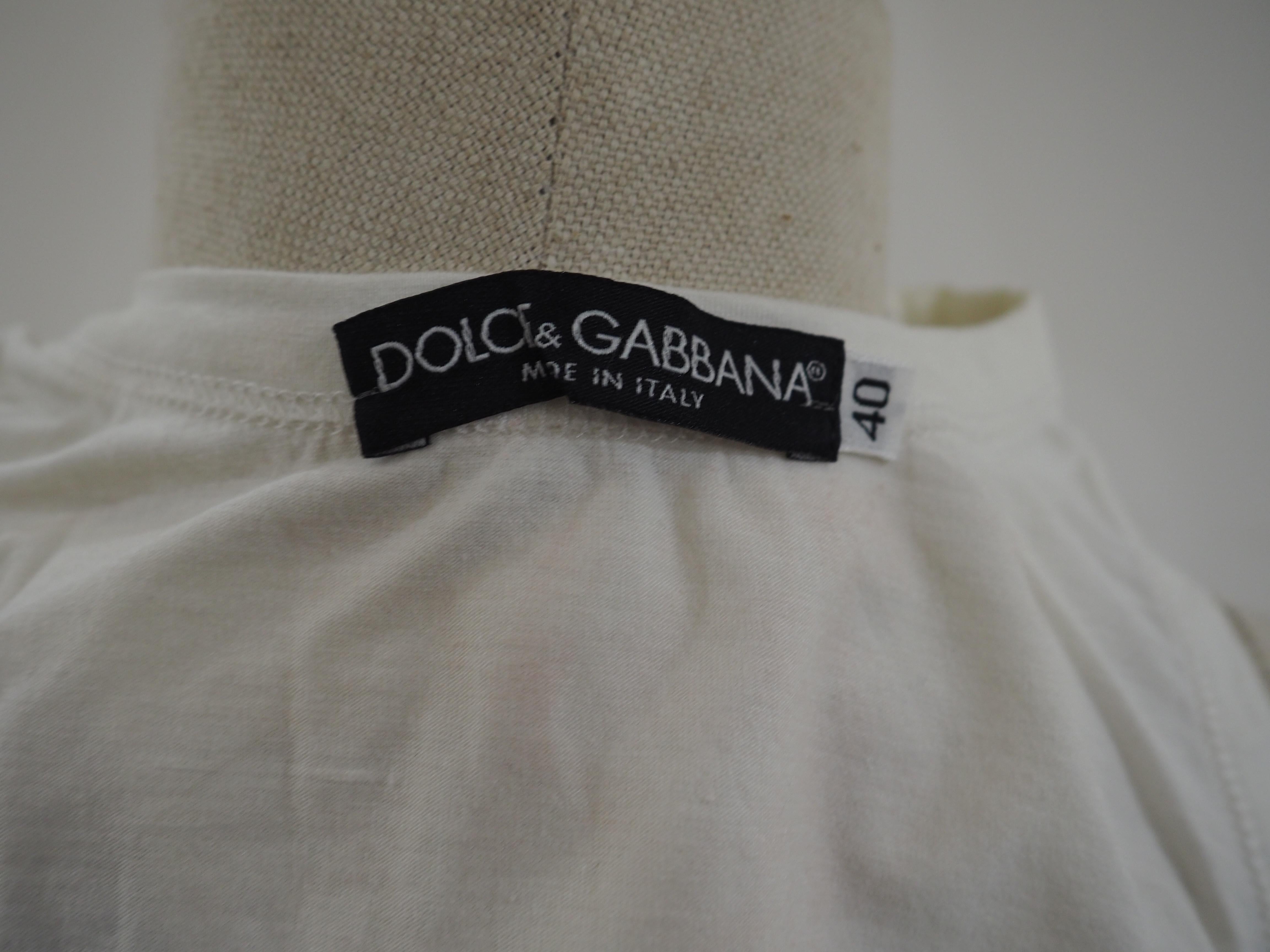 Women's Dolce & Gabbana white shirt