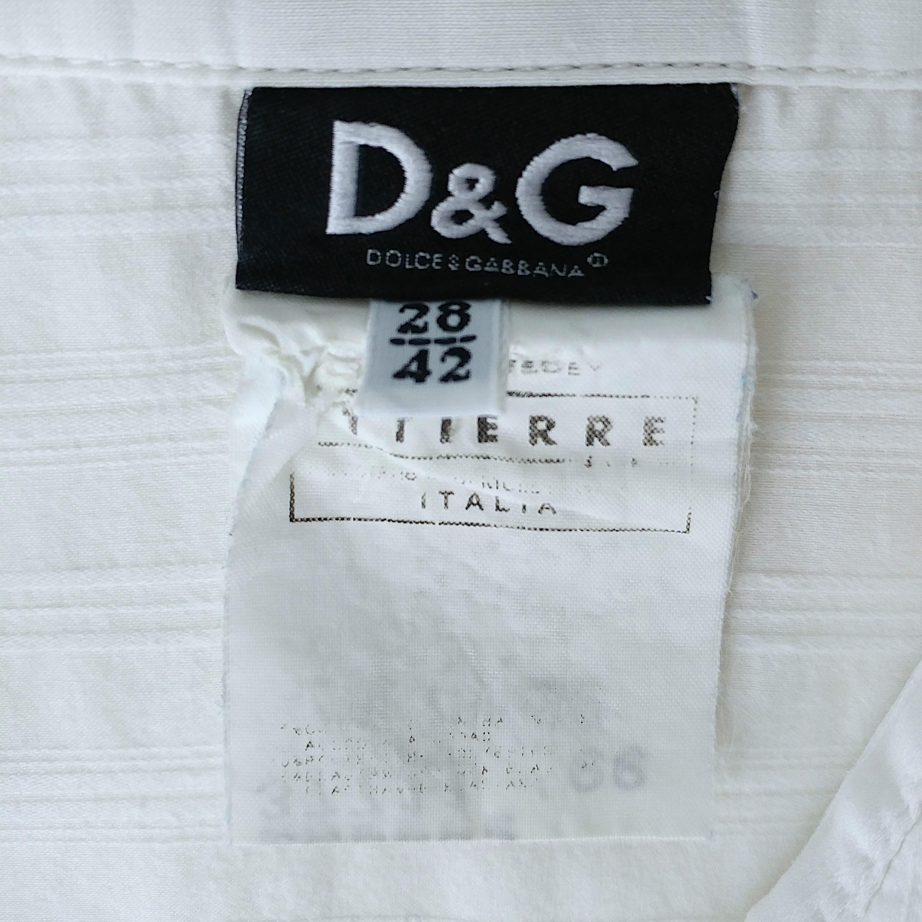 DOLCE & GABBANA – White Shirt with Long Sleeves from the SS 2006 Collection 2