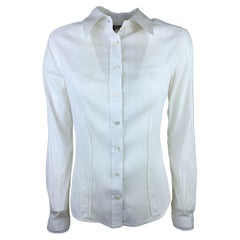 DOLCE & GABBANA – White Shirt with Long Sleeves from the SS 2006 Collection