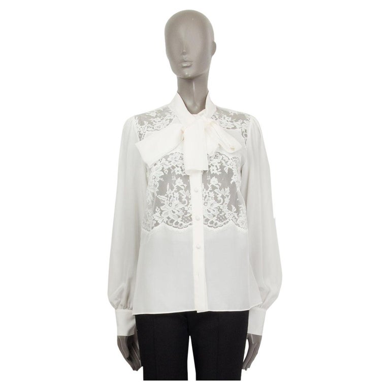 Dolce Gabbana Silk Shirt - 48 For Sale on 1stDibs