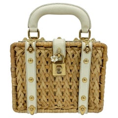 Dolce & Gabbana Korbtasche aus Korbgeflecht