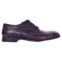 Dolce & Gabbana - Wingtip Derby Shoes Purple