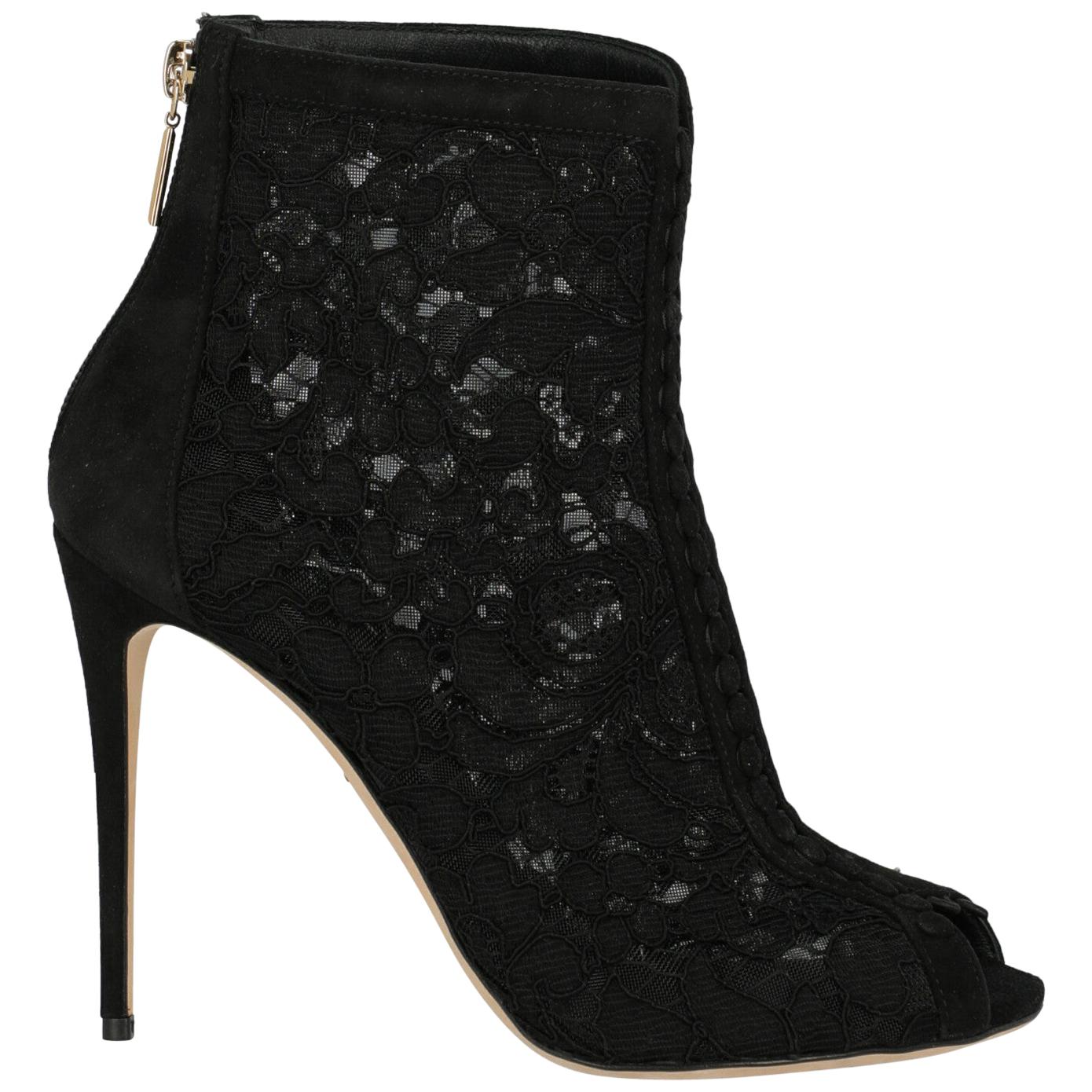 Dolce & Gabbana Woman Ankle boots Black IT 37 For Sale