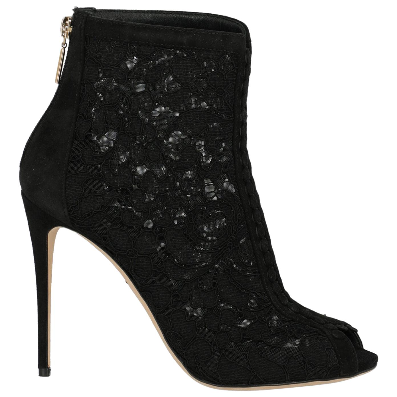Dolce & Gabbana Woman Ankle boots Black IT 37 For Sale