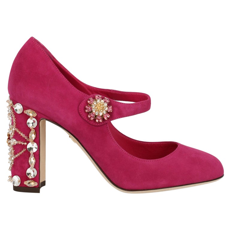 Dolce and Gabbana Woman Pumps Pink IT 37 For Sale at 1stDibs