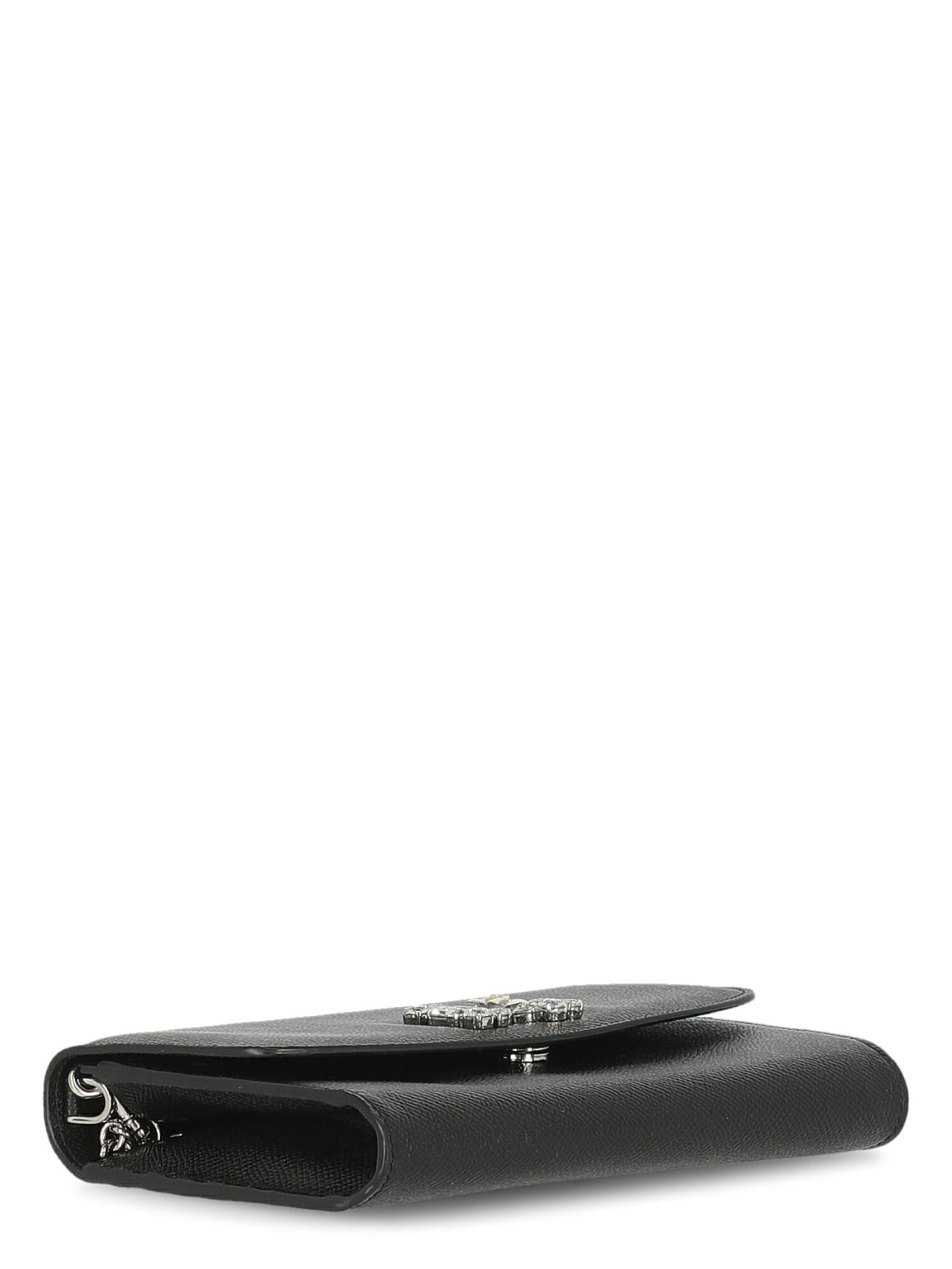 Dolce & Gabbana Woman Shoulder bag Wallet On Chain Black Leather 1
