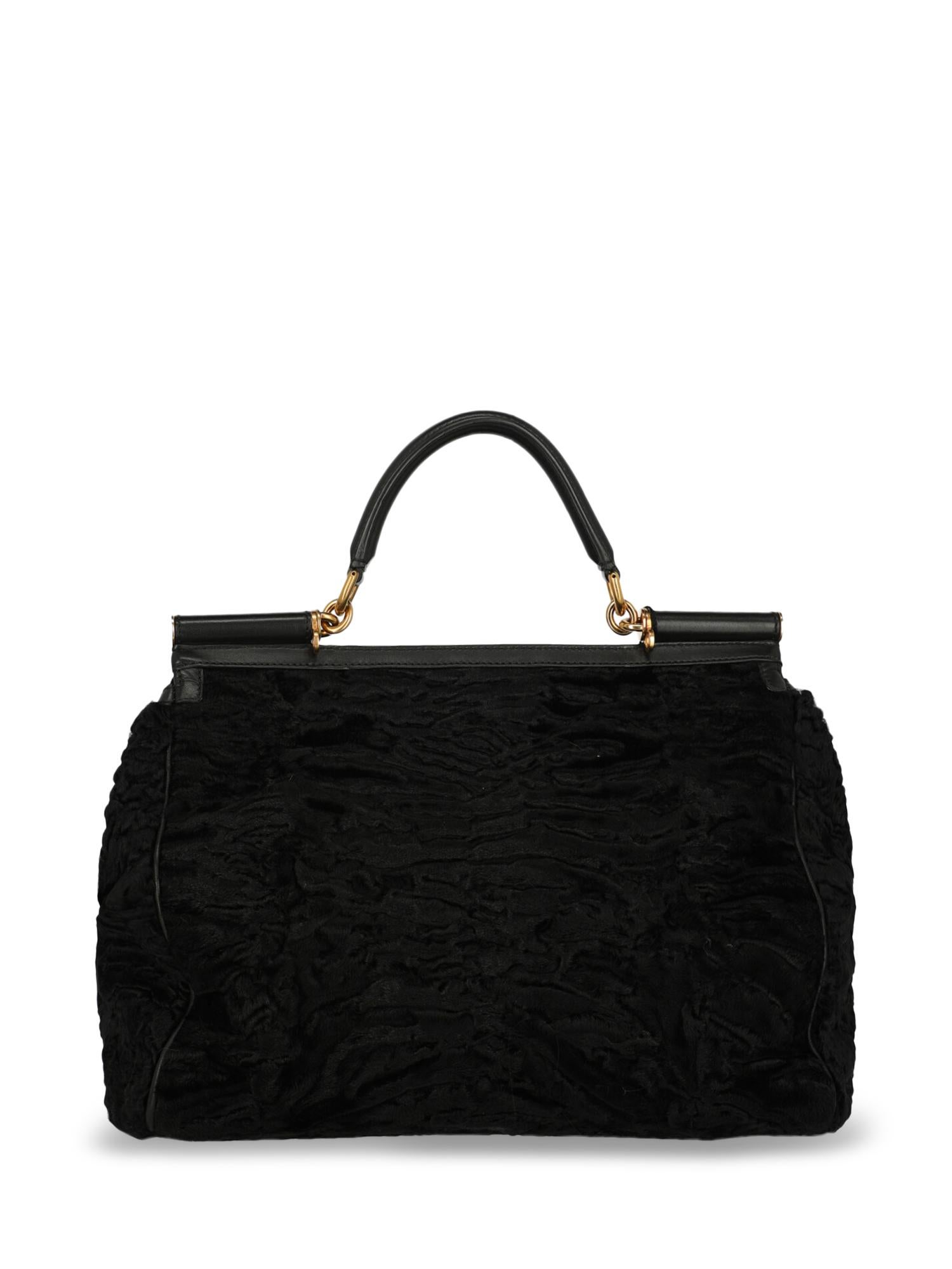 Women's Dolce & Gabbana Woman Tote bag Black  For Sale