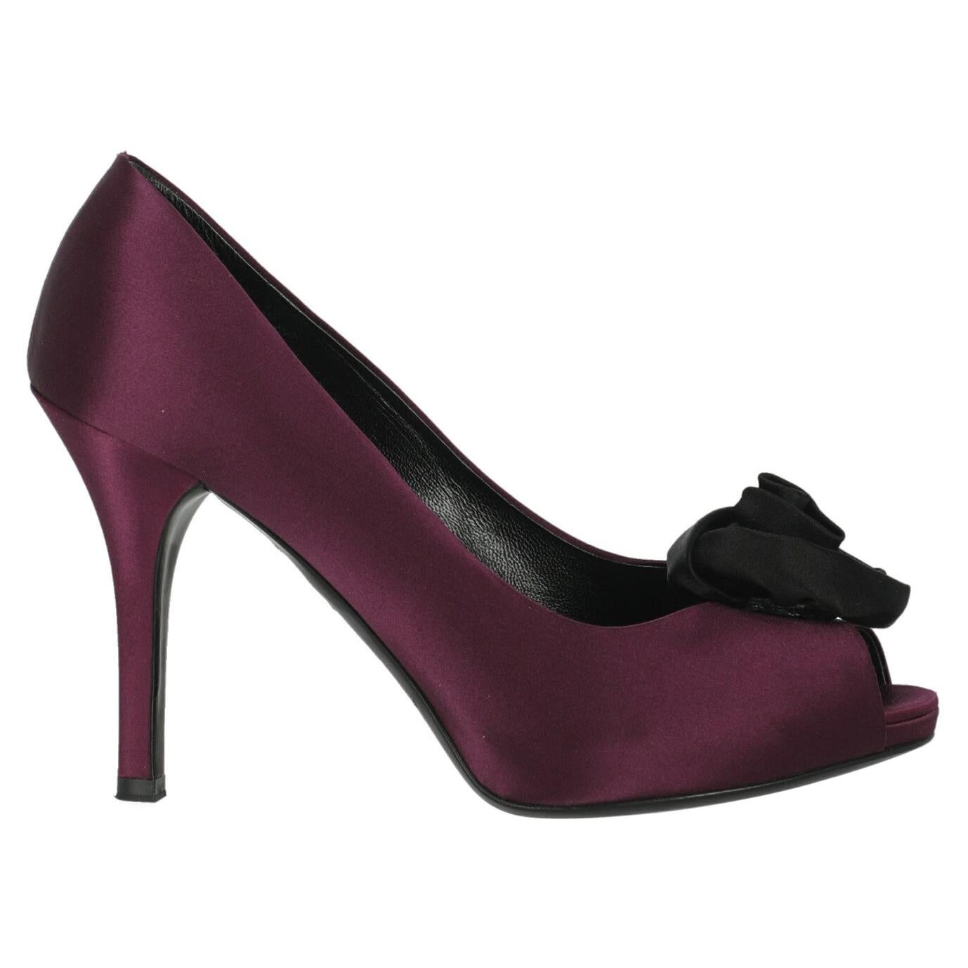 dolce and gabbana purple shoes