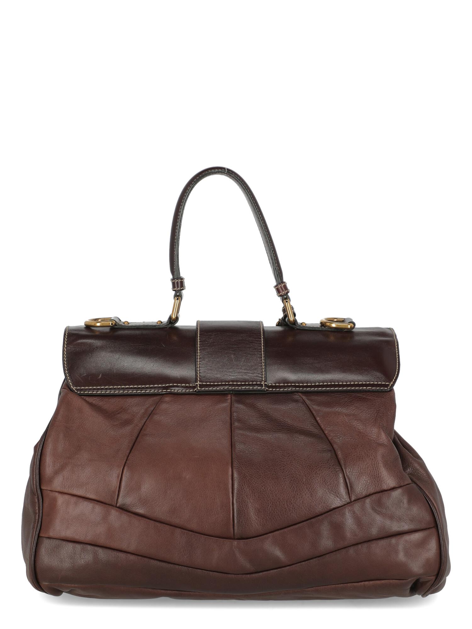 Dolce & Gabbana Women  Shoulder bags Brown Leather In Good Condition For Sale In Milan, IT