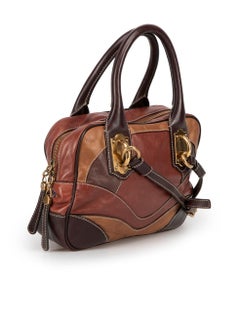 Dolce & Gabbana Women's 2008 Brown Leather Miss Edge Shoulder Bag