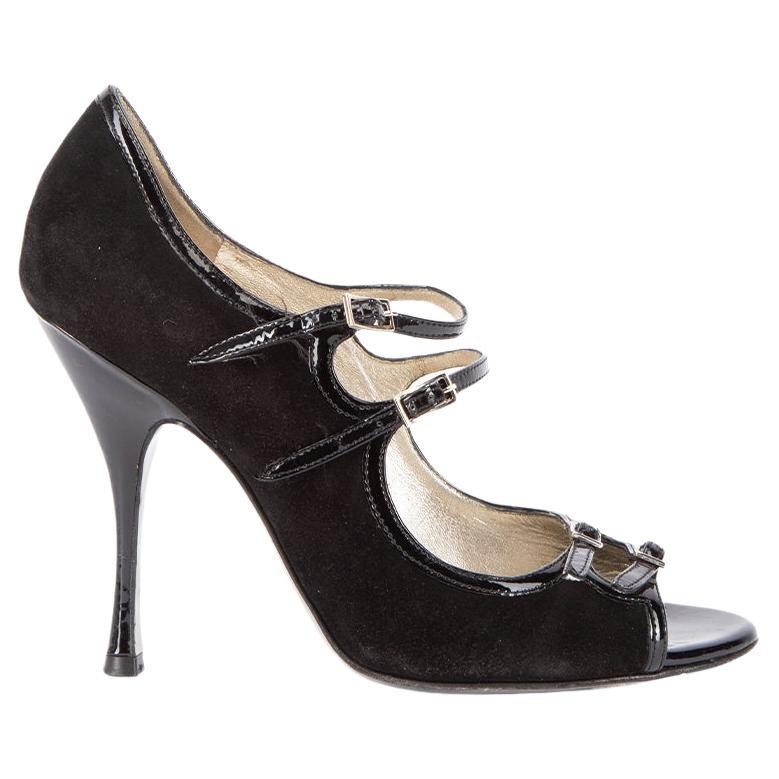 dolce and gabbana black heels