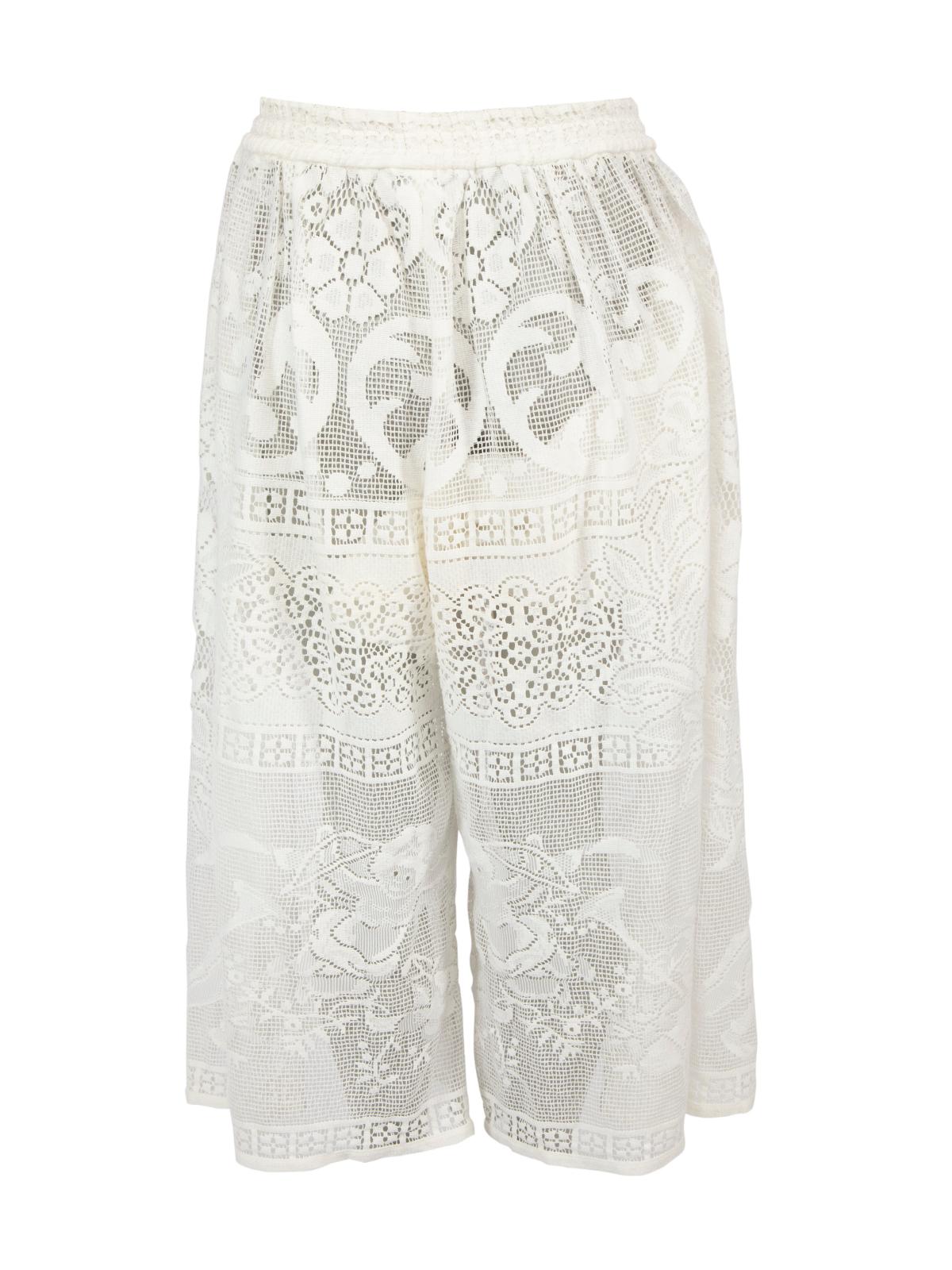 Dolce & Gabbana Women's Crochet Cotton Blend Culottes In New Condition In London, GB
