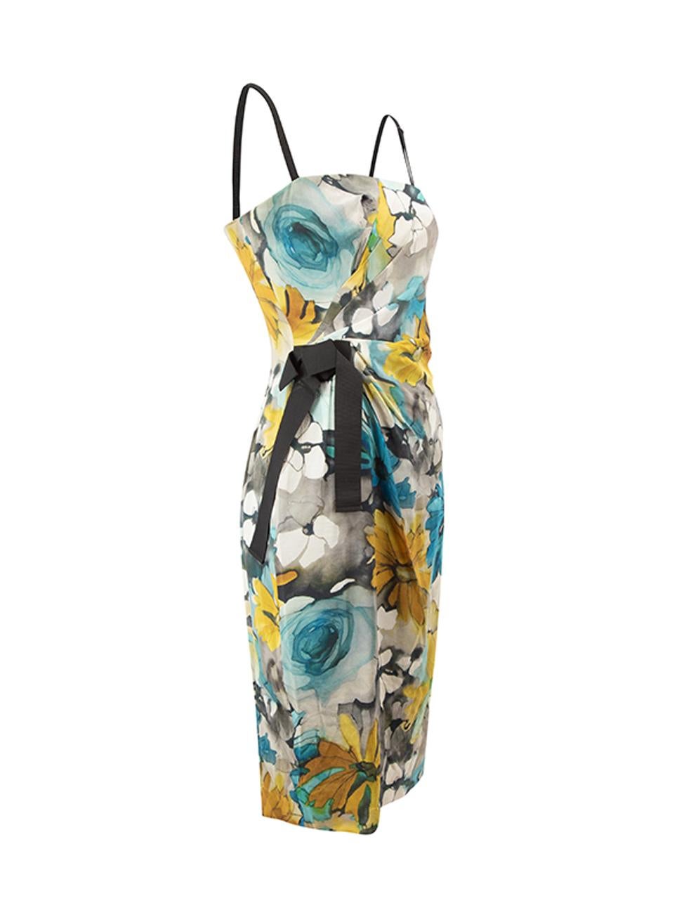 CONDITION is Very good. Minimal wear to dress is evident. Minimal wear to the weave of the silk of dress where slight pulls can be found on this used D&G designer resale item.
 
 Details
  Multicolour
 Silk
 Mini dress
 Floral print pattern
