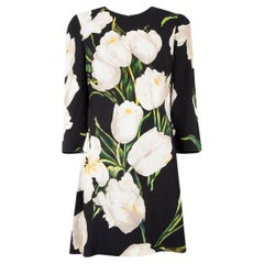 Dolce & Gabbana Damen-Mini-Etuikleid mit Blumendruck
