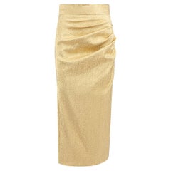 Dolce & Gabbana - Gonna midi con accenti dorati da donna