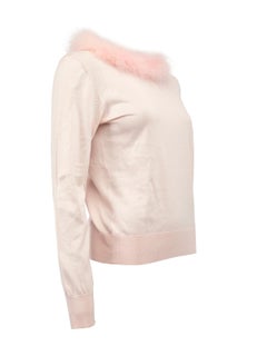 Dolce & Gabbana Women's Long Sleeve Top with Feathers