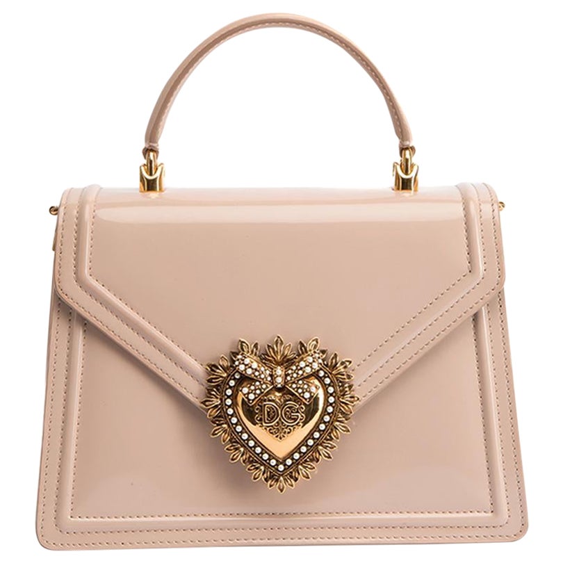 Dolce 
Gabbana Women
s Pale Pink Medium Devotion Bag