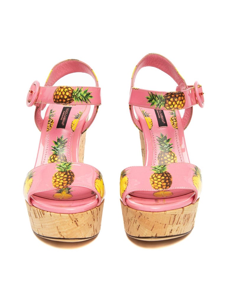 dolce gabbana pineapple shoes