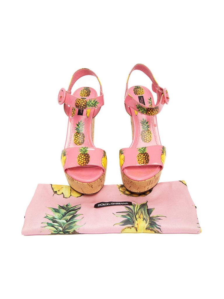 dolce gabbana pineapple shoes