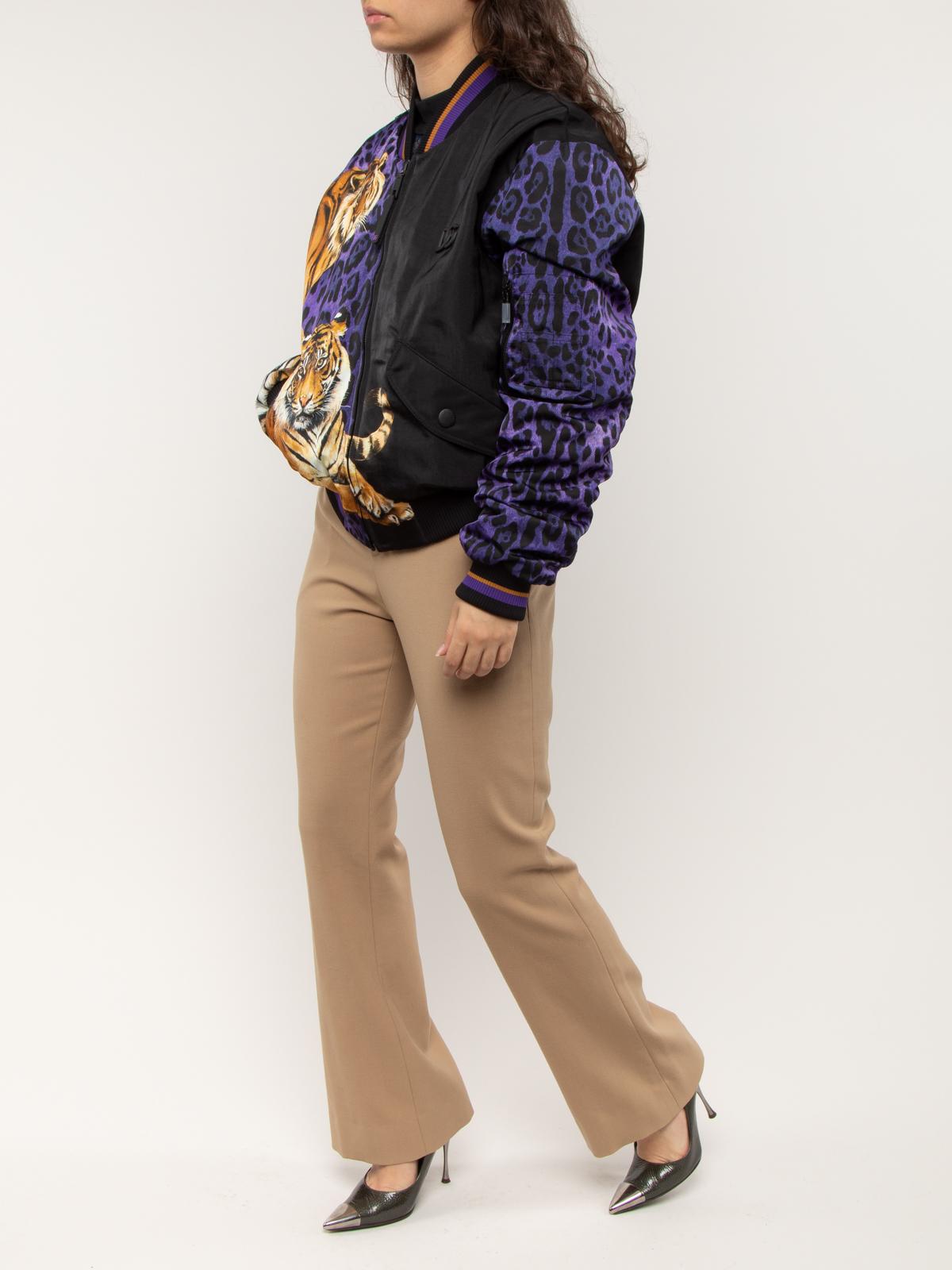 dolce and gabbana bomber jacket women's