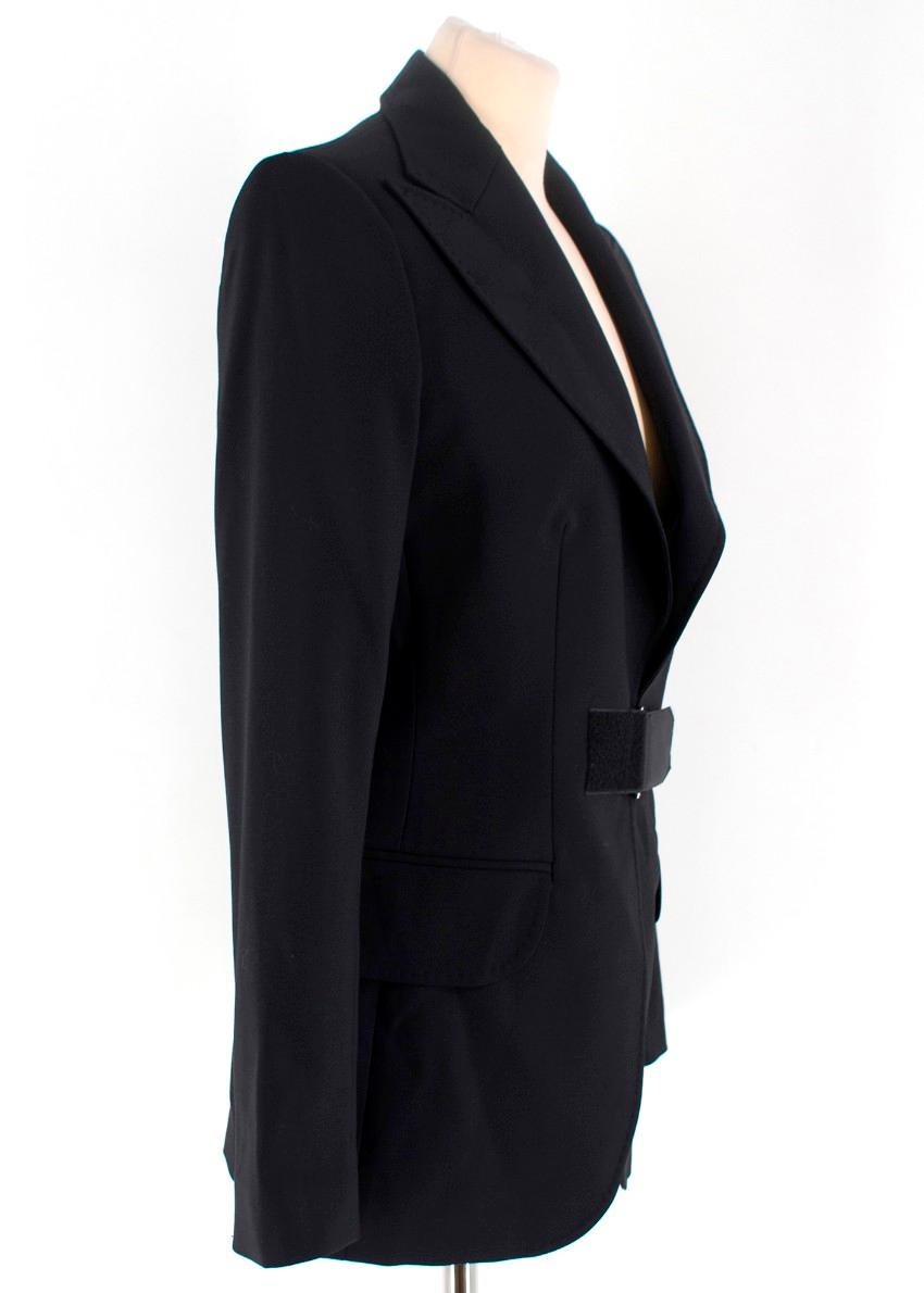 Black Dolce & Gabbana Wool-Blend Blazer - Size US 4 For Sale