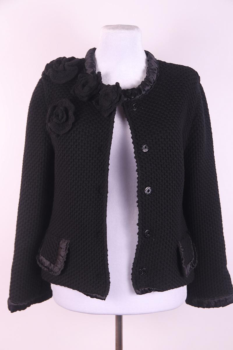 Dolce & Gabbana wool jacket with flower appliqué For Sale 5