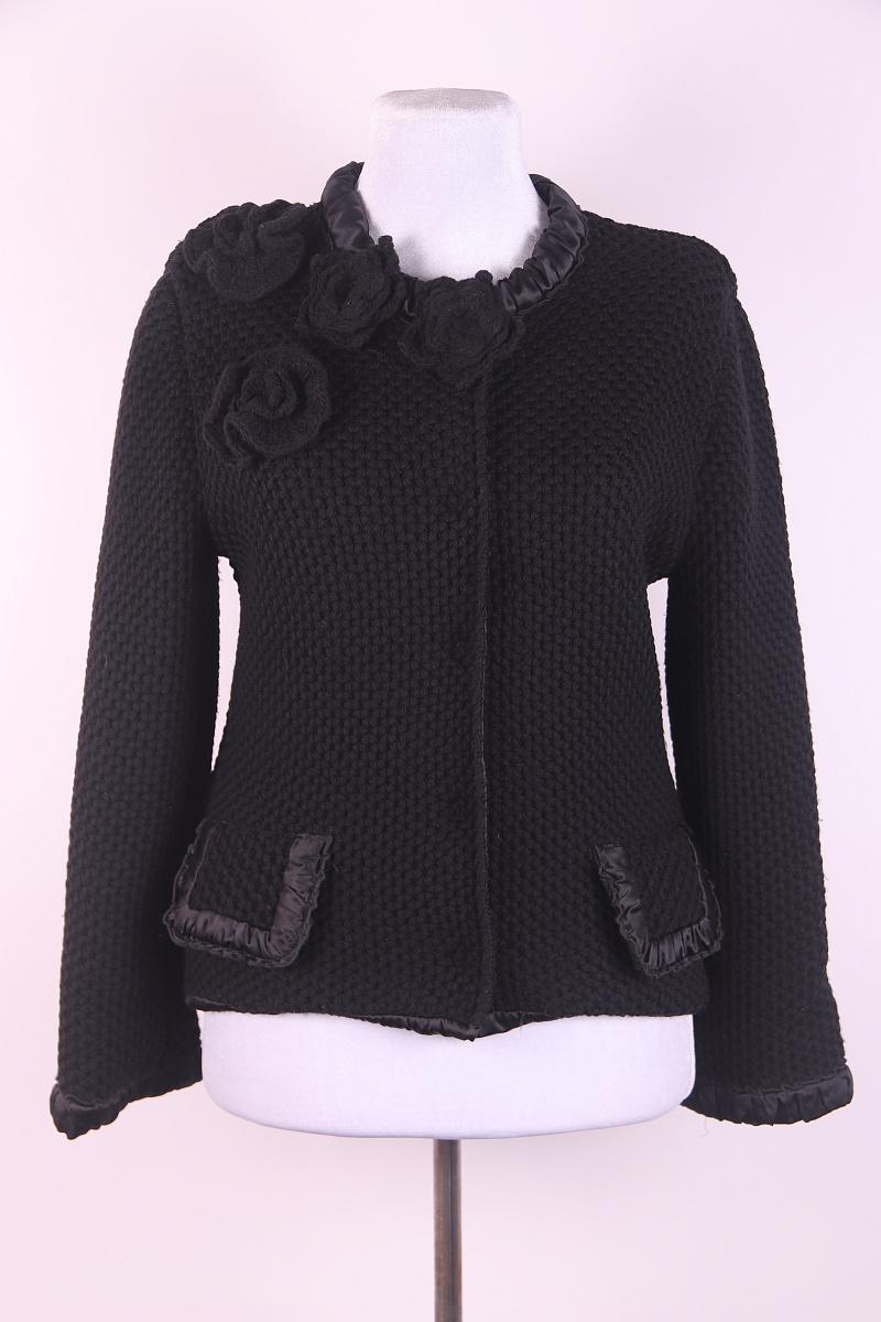 Dolce & Gabbana wool jacket with flower appliqué For Sale 3