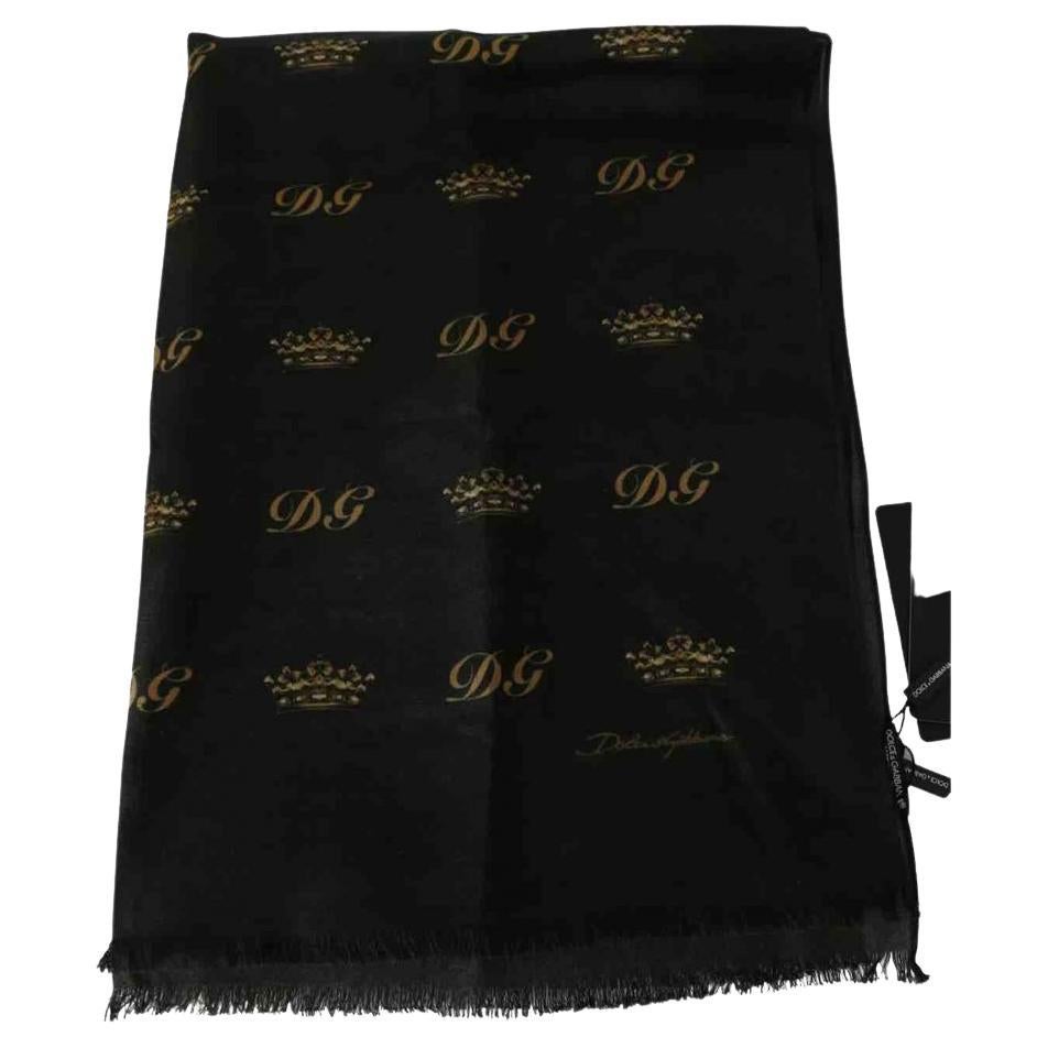 Dolce & Gabbana Wool Scarf & Pocket Square in Green
