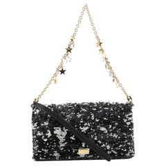 Dolce & Gabbana Wristlet Clutch Sequins Medium