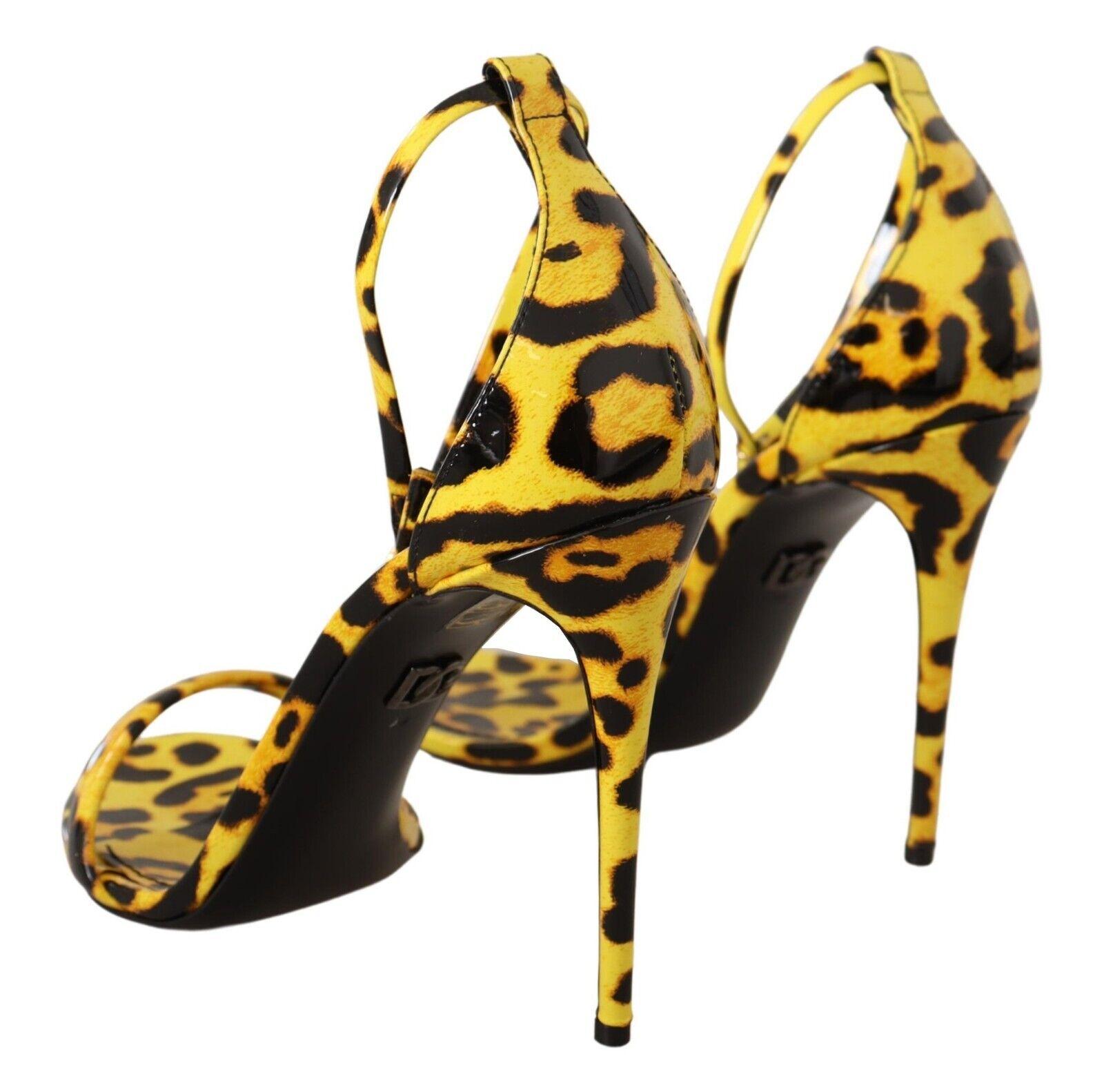 black and leopard heels