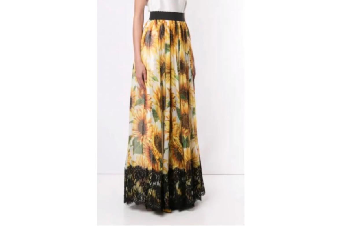 sunflower maxi skirt