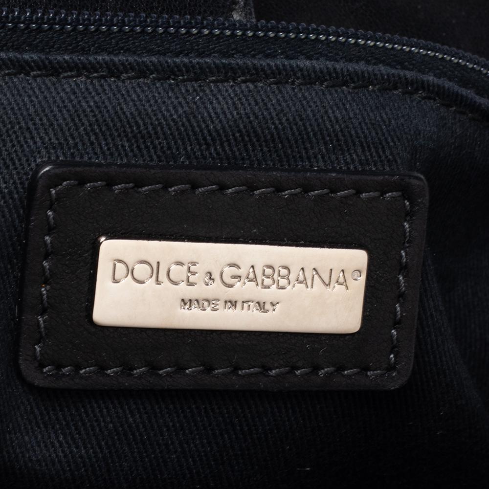 Dolce & Gabbana Zebra Print Calf Hair & Leather Large Miss Sicily Top Handle Bag 2