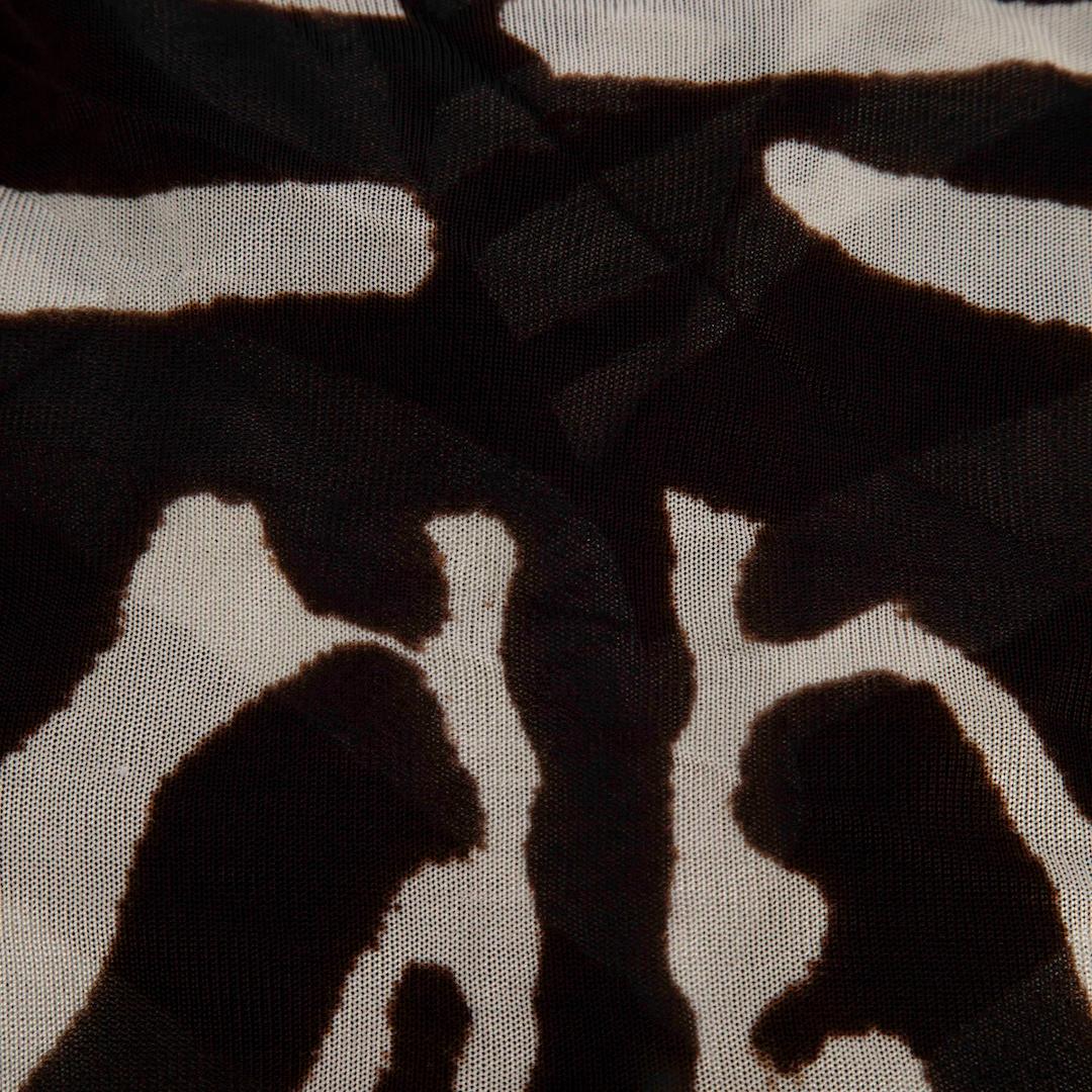 Rebeca con estampado de cebra Dolce & Gabbana Talla M Gris en venta