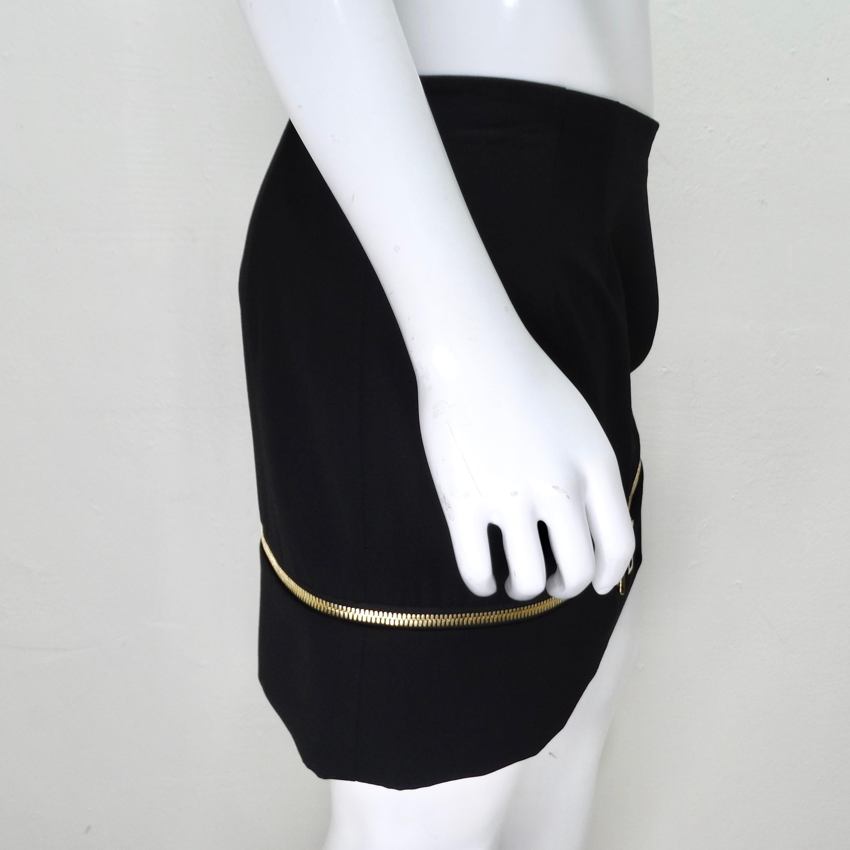 Women's or Men's Dolce & Gabbana Zip Detail A-Line Skirt For Sale