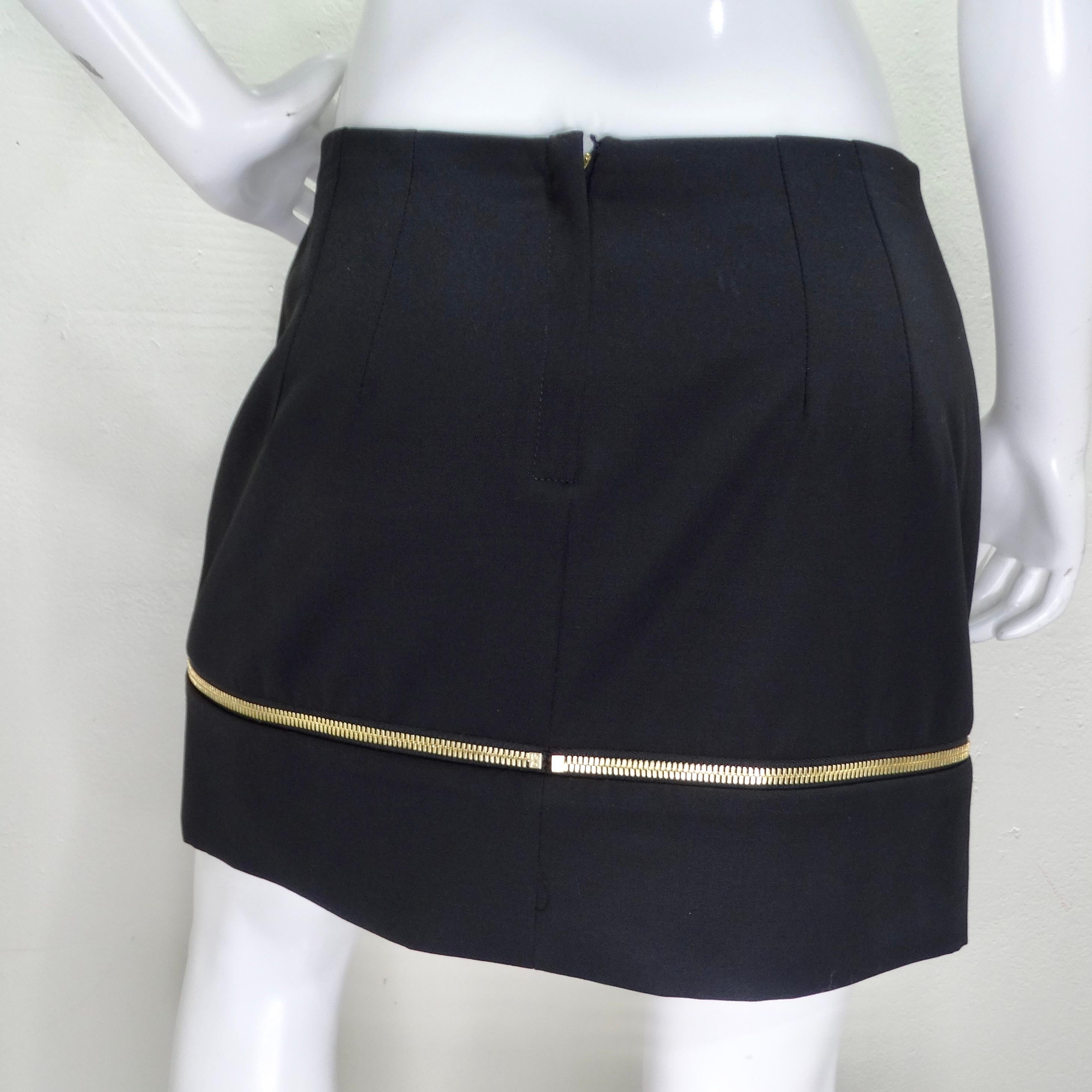 Dolce & Gabbana Zip Detail A-Line Skirt For Sale 1