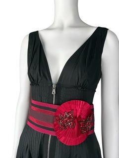 Dolce & Gabbana Crystal Butterfly Embellished Cocktail Dress 2005-2006