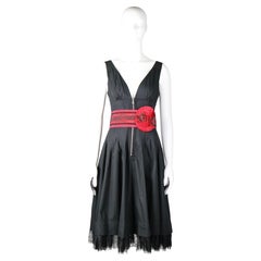 Dolce & Gabbana Crystal Butterfly Embellished Cocktail Dress 2005-2006