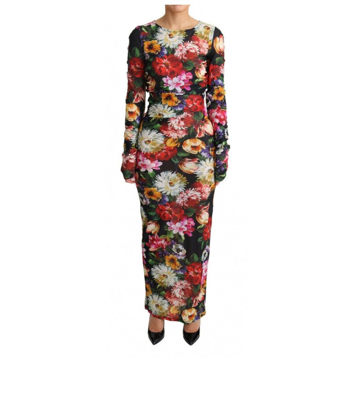 Dolce & Gabbana
Colorful sheer maxi multicolor floral dress 2