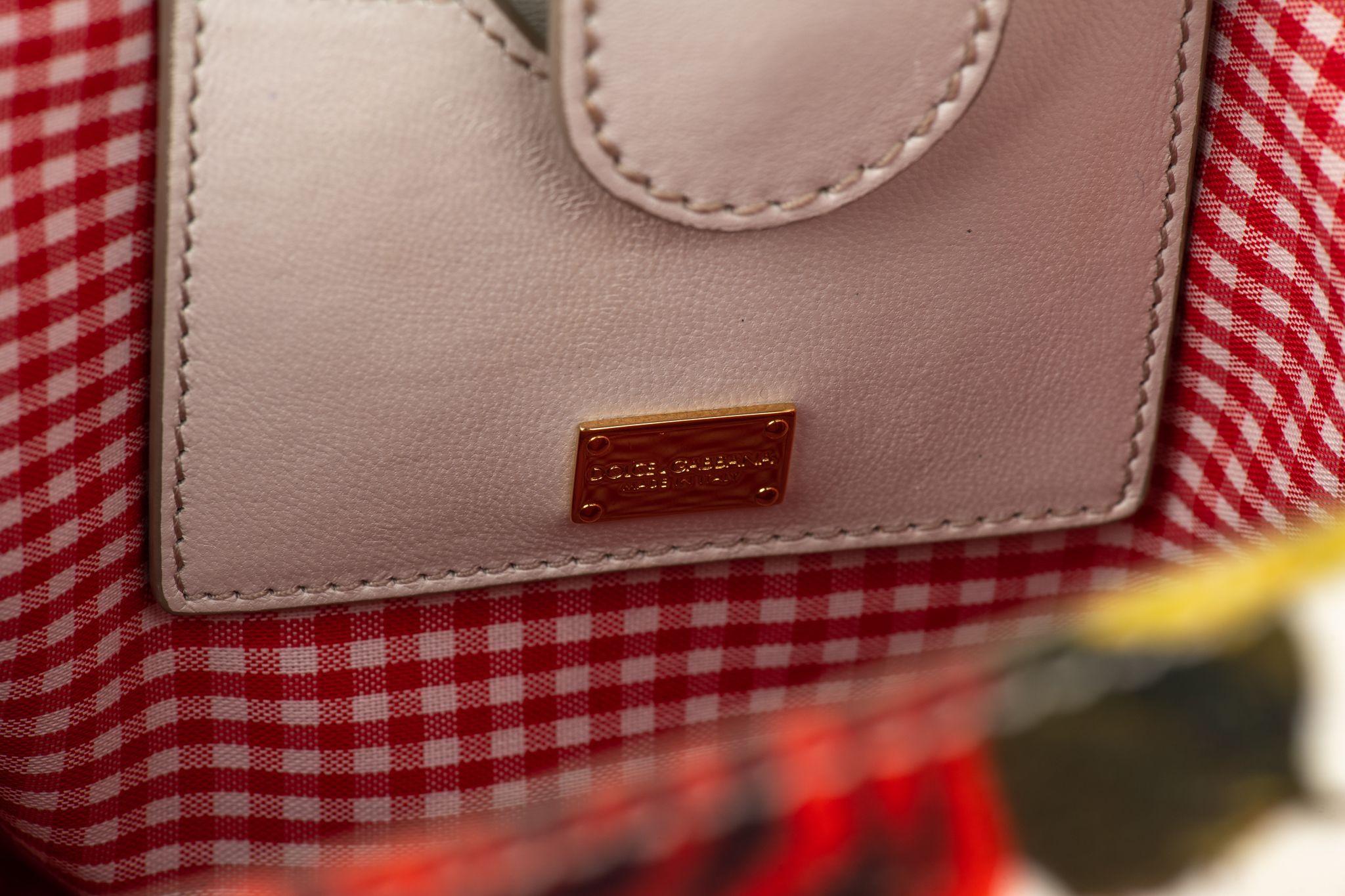Dolce Large Red Roses Sicily Bag For Sale 11
