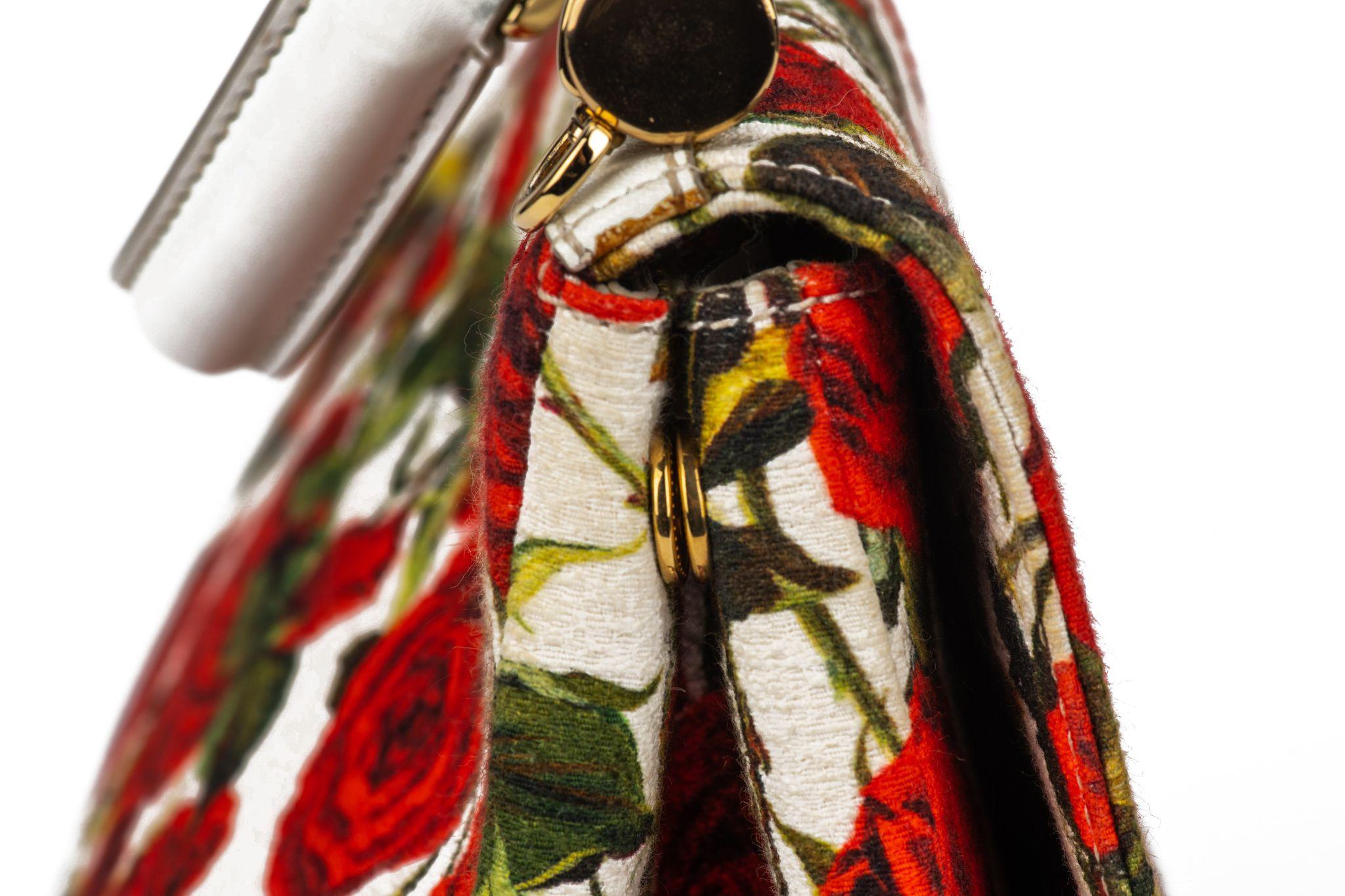 Dolce Large Red Roses Sicily Bag For Sale 2
