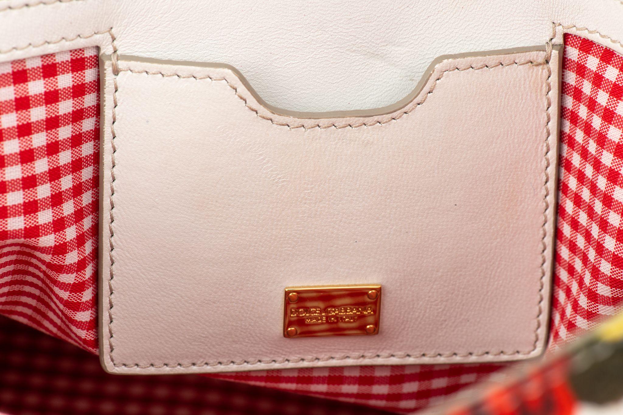 Dolce Large Red Roses Sicily Bag For Sale 3