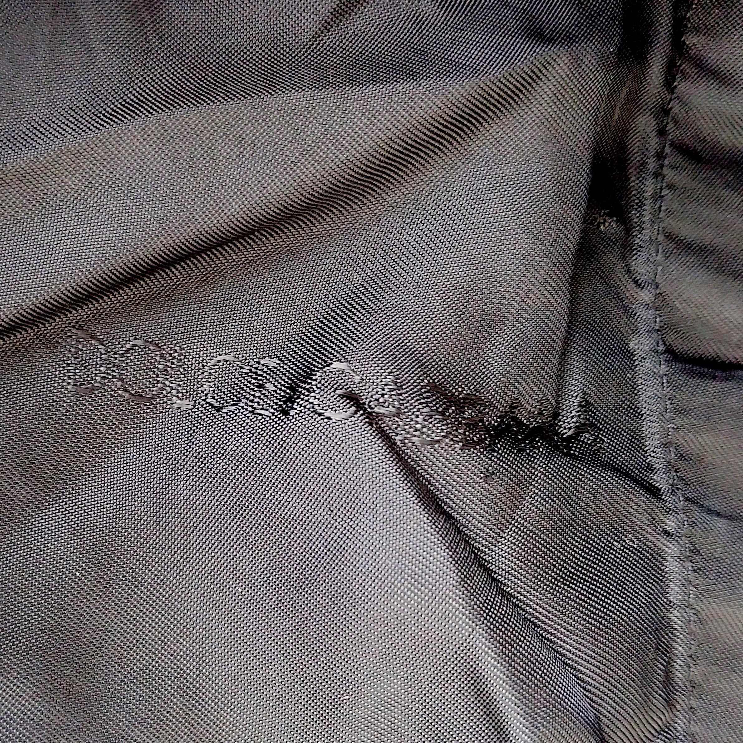 DOLCE&GABBANA - Pantalon vintage en coton noir des années 90 avec plastrons latéraux Taille 6US 38EU en vente 3