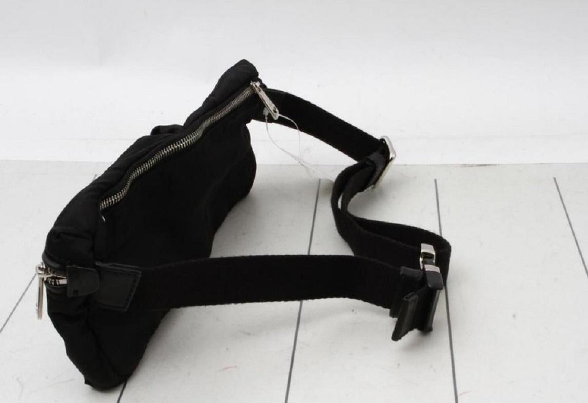 Dolce&Gabbana Black Fanny Pack Waist Pouch Belt Bag  861929 In Good Condition For Sale In Dix hills, NY