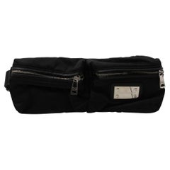 Dolce&Gabbana Black Fanny Pack Waist Pouch Belt Bag  861929