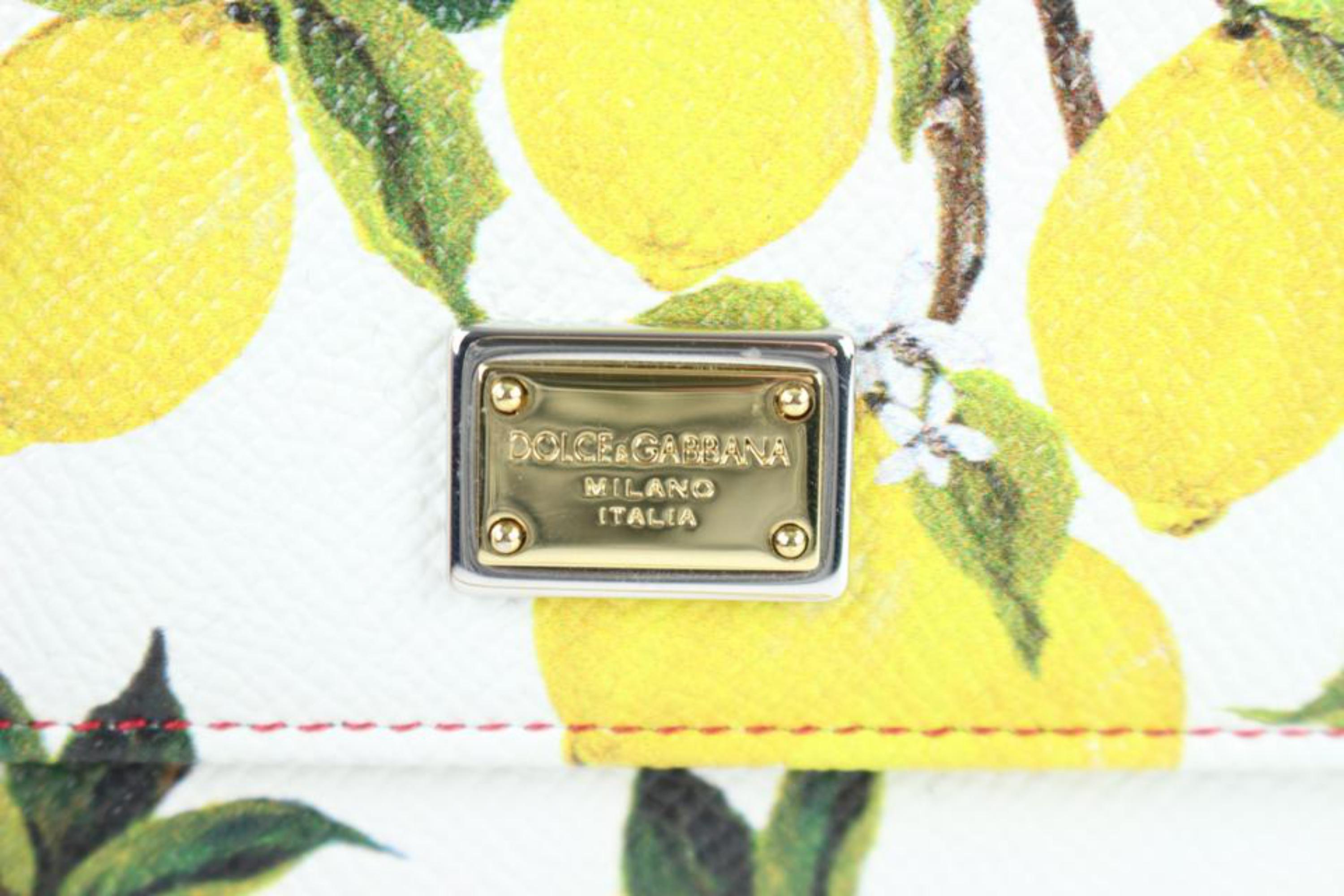 Women's Dolce&Gabbana Chain Bag Lemon Motif Mini Sicily Von Phone 14me0110 Satchel For Sale