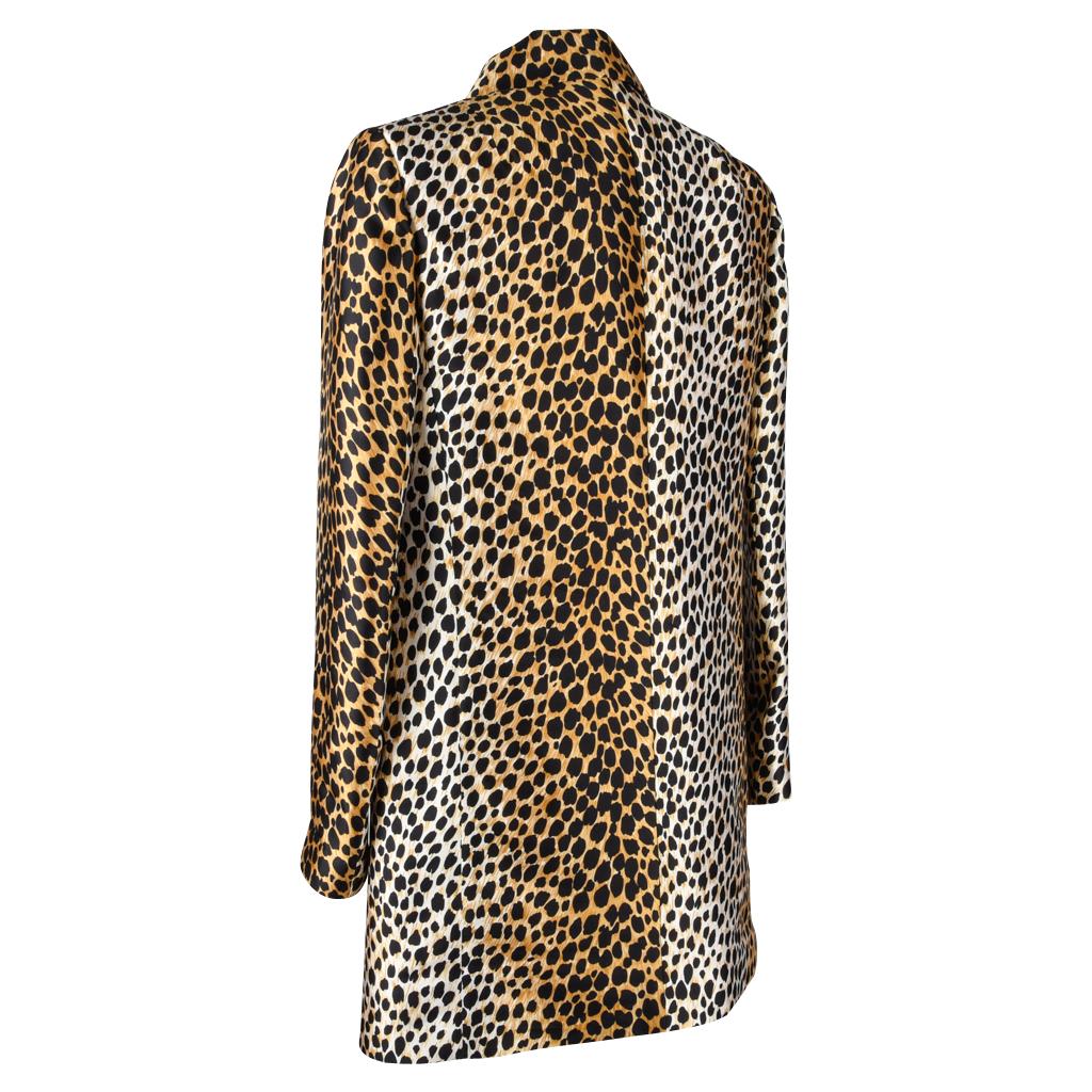 Women's Dolce&Gabbana Coat Cheetah Print Spring Jacket 40 / 6 Mint