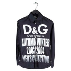 Chemise de défilé D&G pour hommes Dolce&Gabbana, taille 30/44 (S/M)