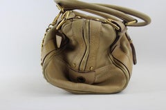 Dolce&Gabbana Dolce & Gabbana Beige Brown Gold Chain Dgml1 Tan Leather Satchel