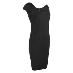 Dolce&Gabbana Dress Sheath Bold Rear Zipper Sleek 42 / 6 to 8