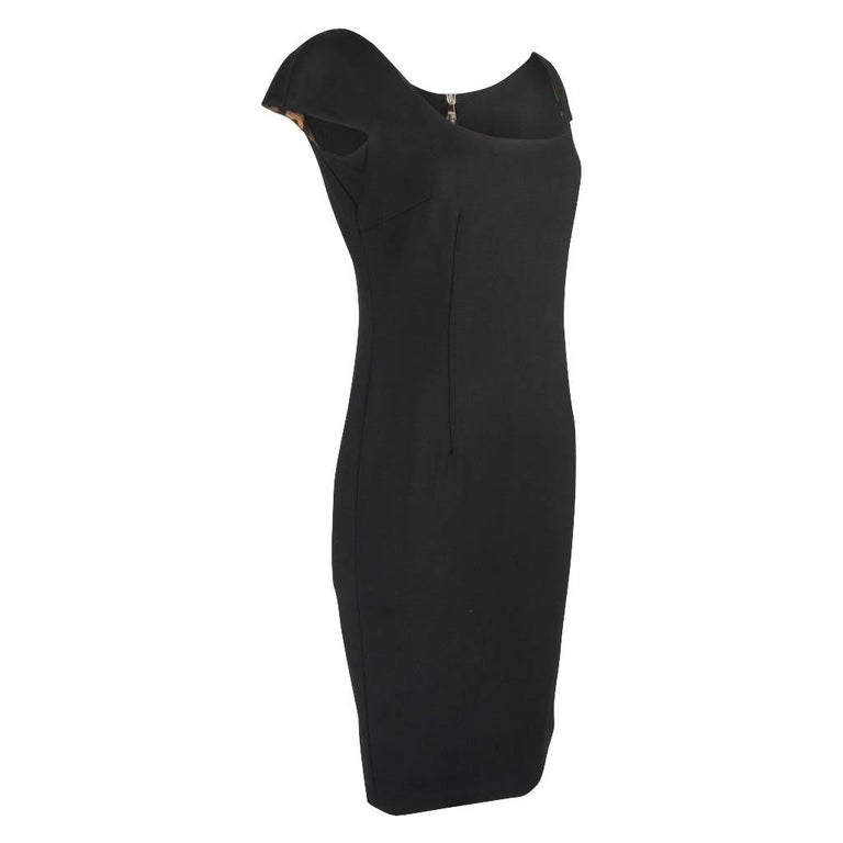 Dolce&Gabbana Dress Sheath Bold Rear Zipper Sleek 42 / 6 to 8 For Sale
